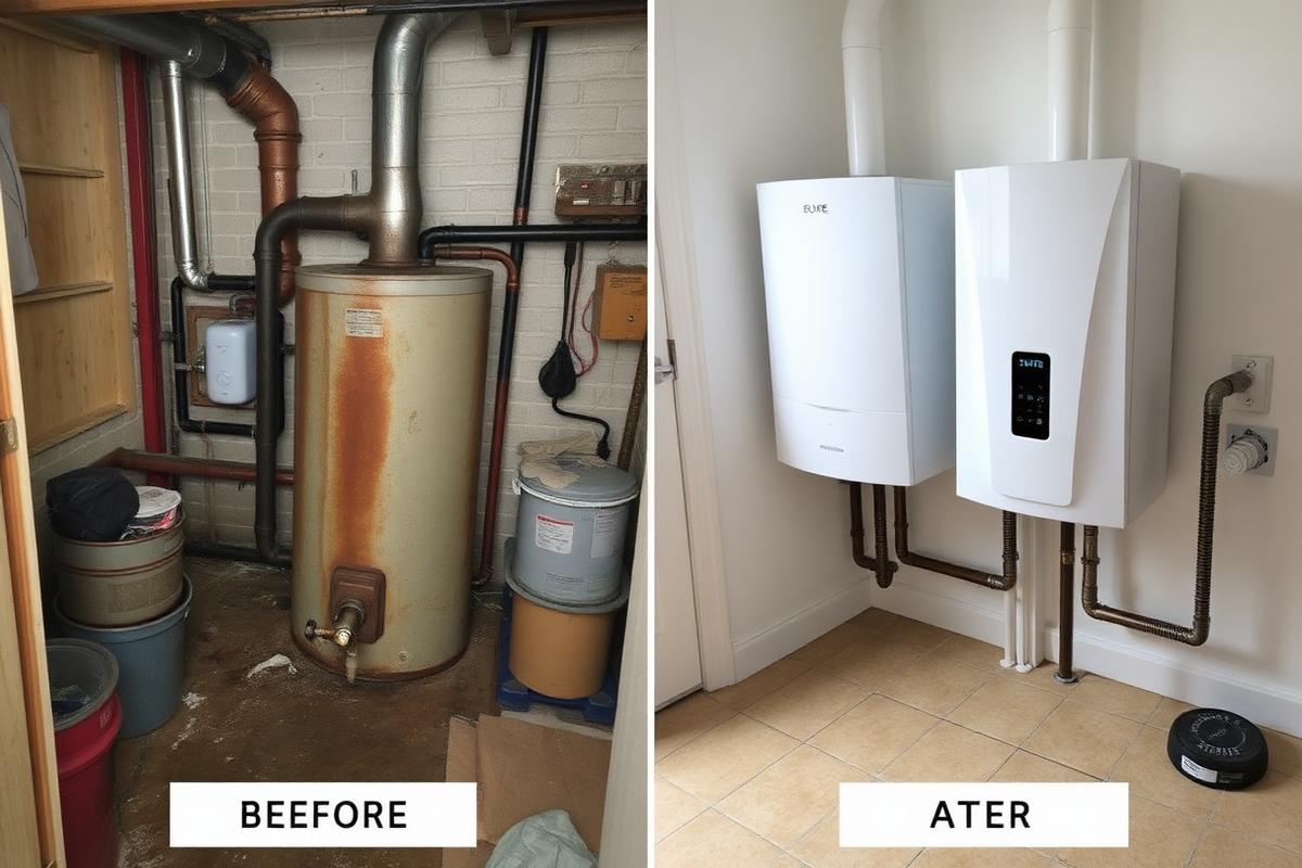 Boiler upgrade & re-fit